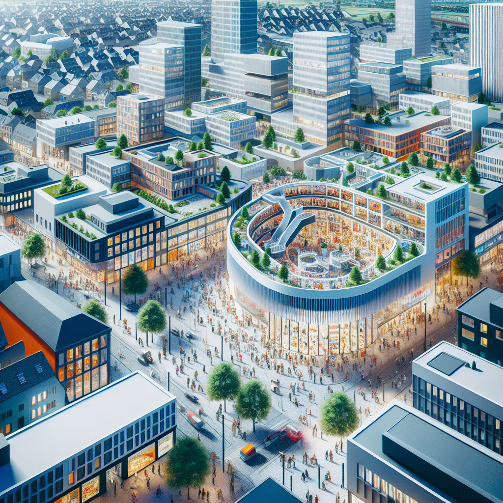 Einfluss von Einkaufszentren auf Bodenrichtwerte in Dortmund Scharnhorst